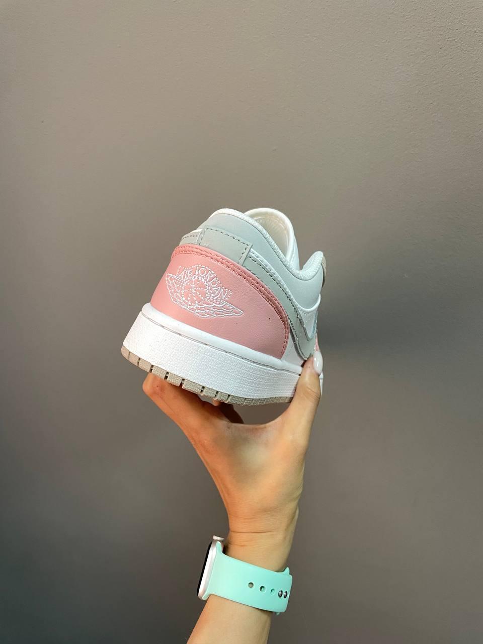 Nike Jordan Low Pink Silver White