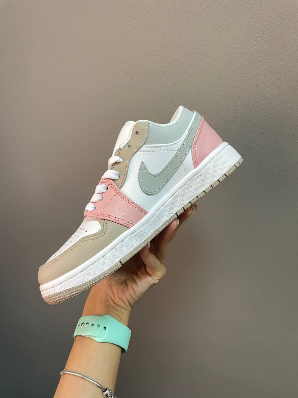 Nike Jordan Low Pink Silver White