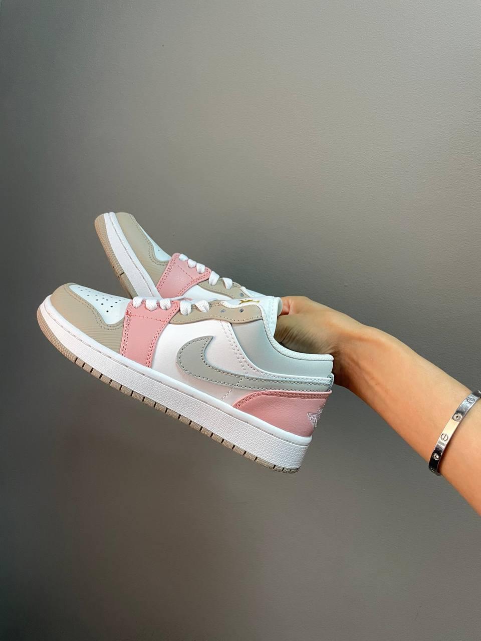 Nike Jordan Low Pink Silver White