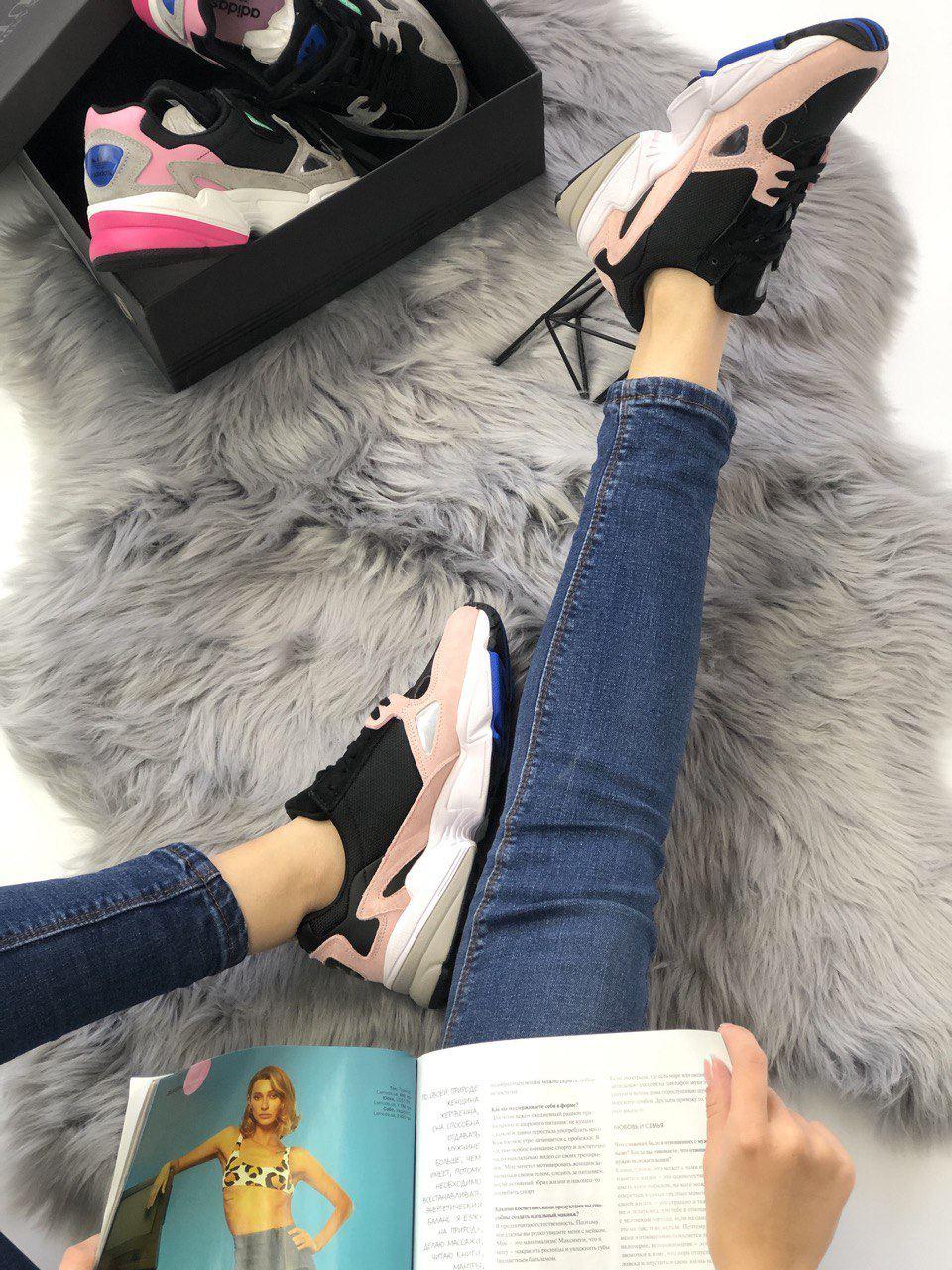 Adidas Falcon Pink Black White