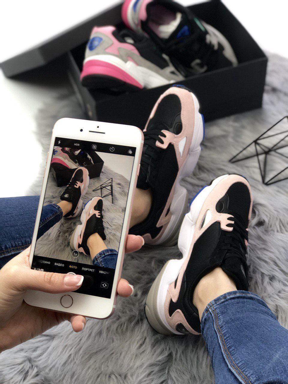Adidas Falcon Pink Black White