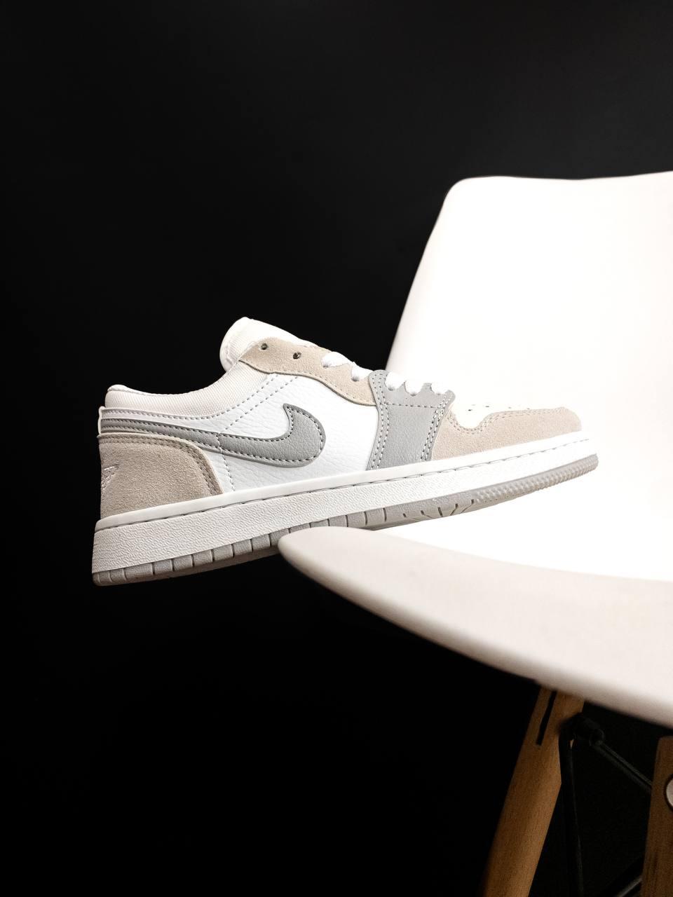 Nike Air Jordan Retro 1 Low Beige Grey White