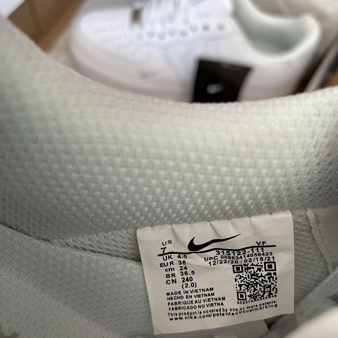 Nike Air Force 1 Mini Swoosh White
