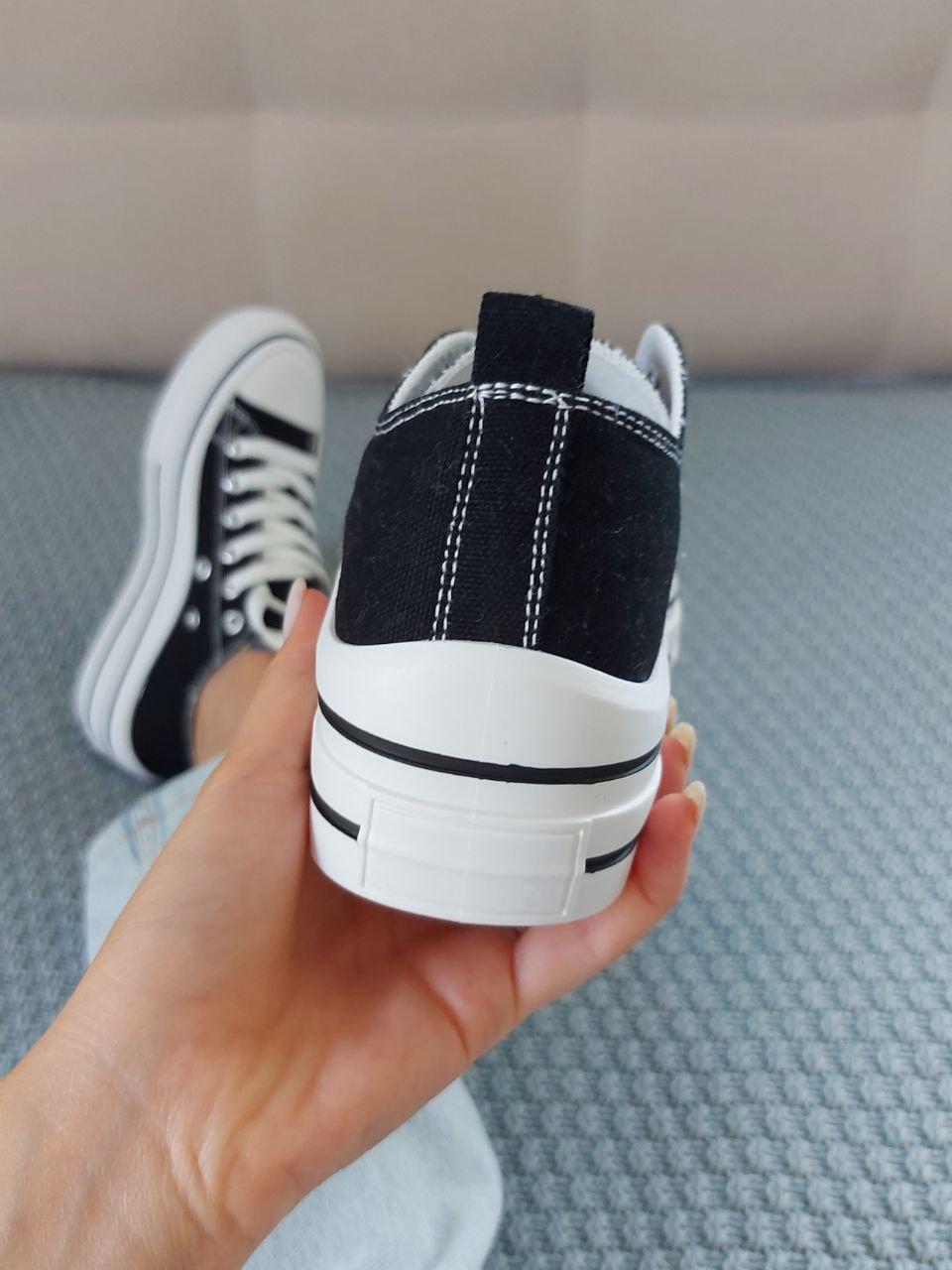 Sneakers Low White Black