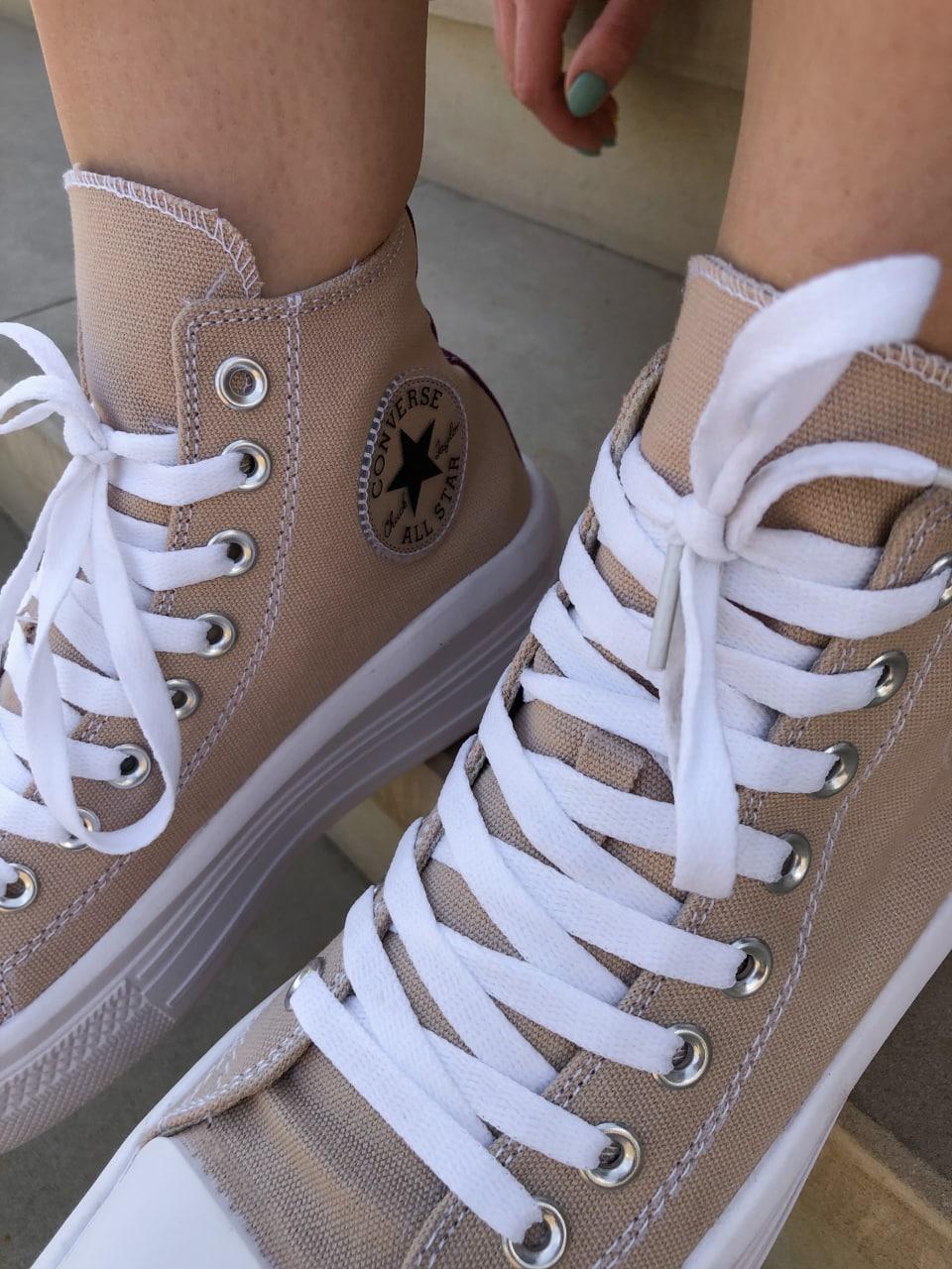 Converse Chuck Taylor Move High Beige