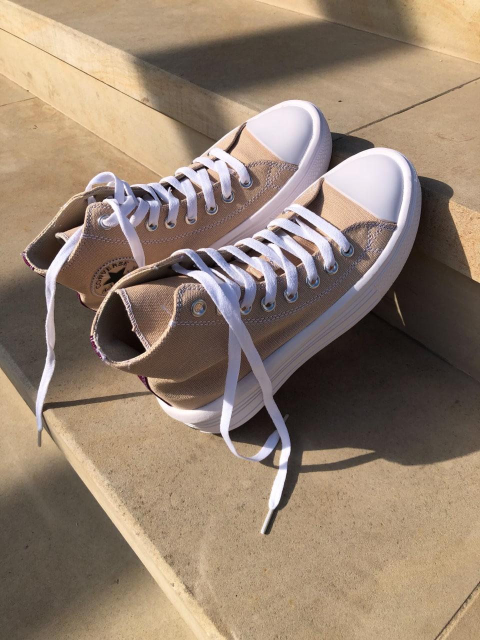 Converse Chuck Taylor Move High Beige