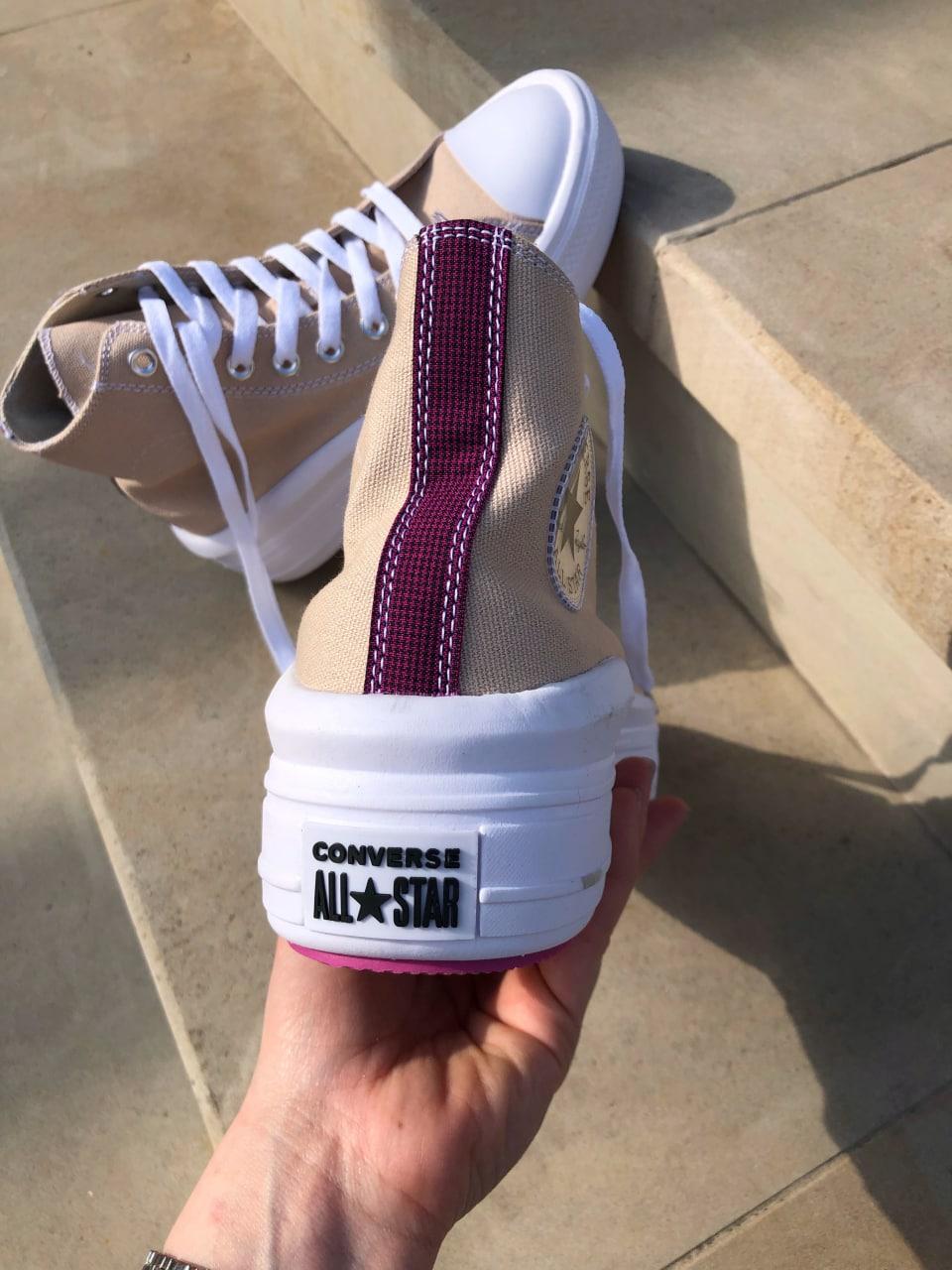 Converse Chuck Taylor Move High Beige