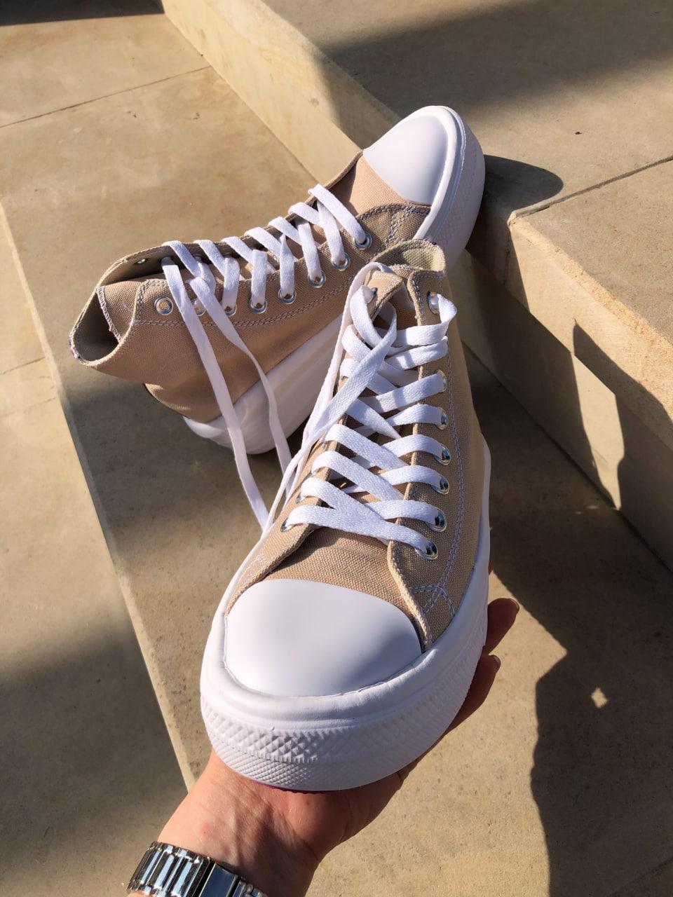 Converse Chuck Taylor Move High Beige