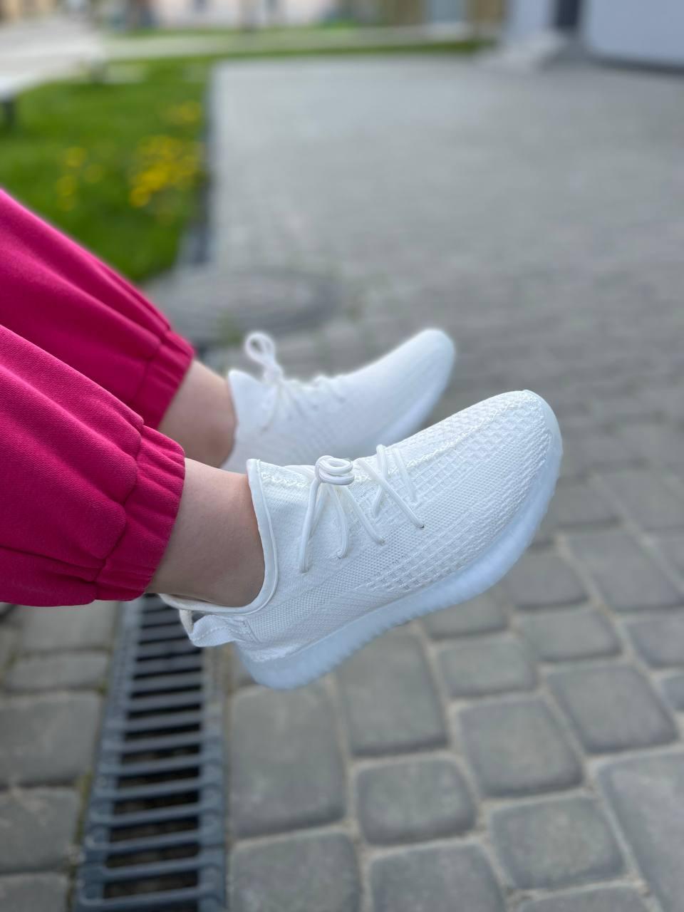Adidas Yeezy Boost 350 V2 Triple Full White 2