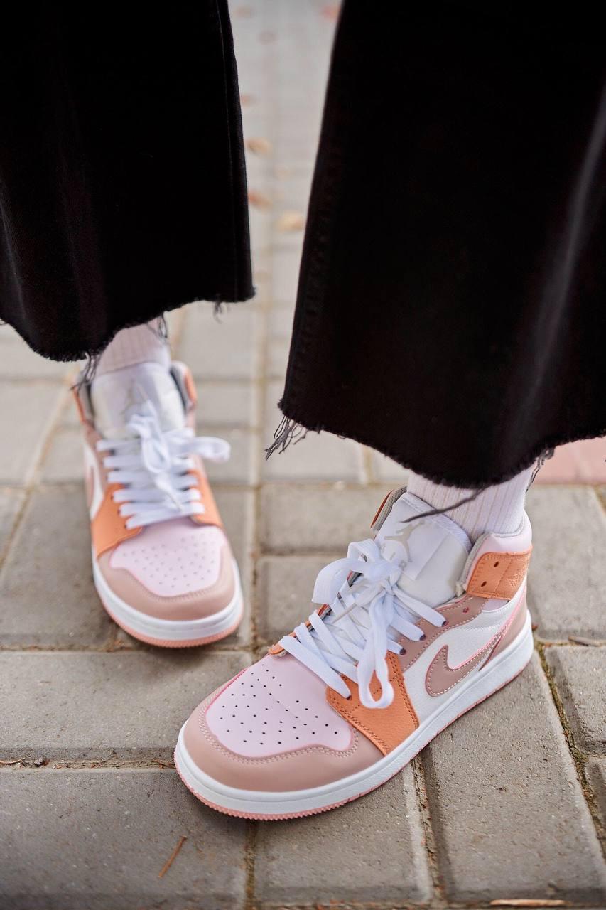 Nike Air Jordan 1 Retro Orange White Beige