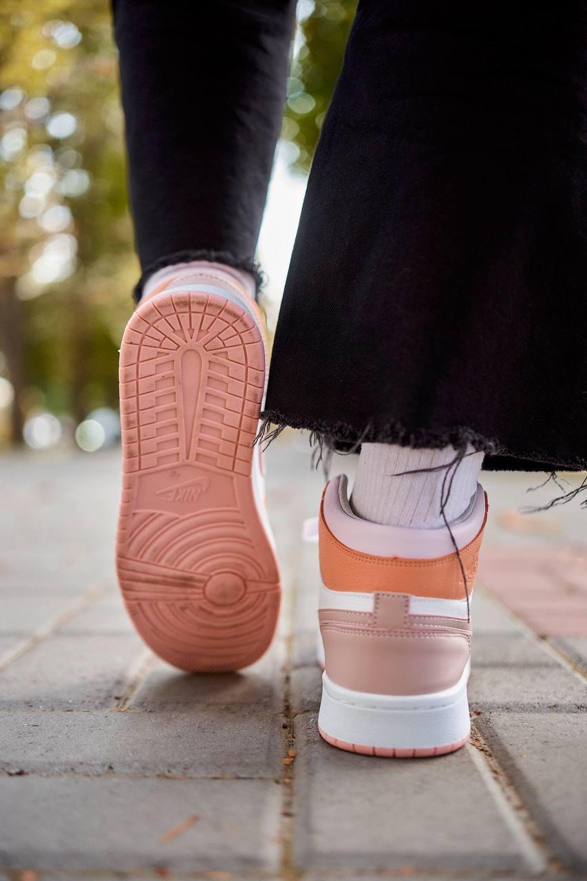 Nike Air Jordan 1 Retro Orange White Beige