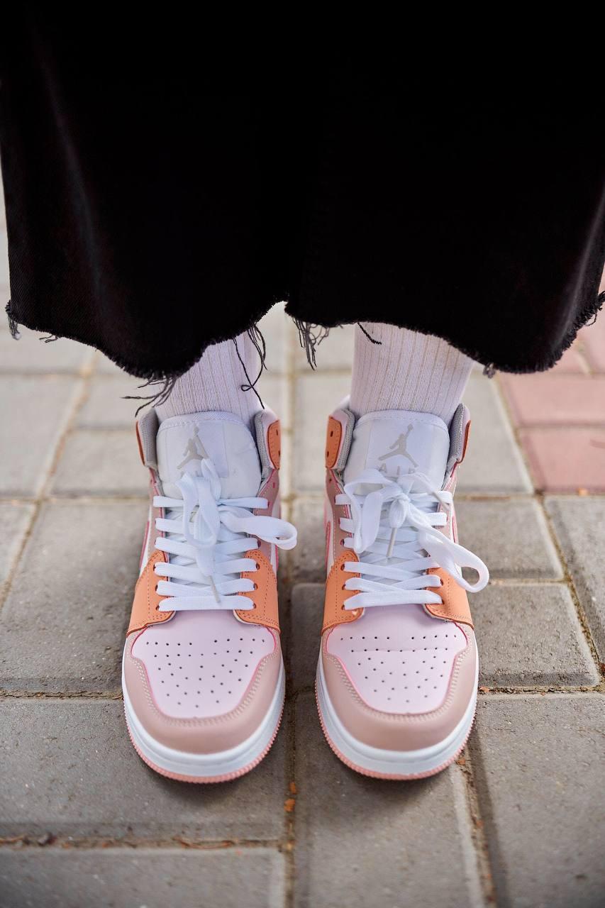 Nike Air Jordan 1 Retro Orange White Beige