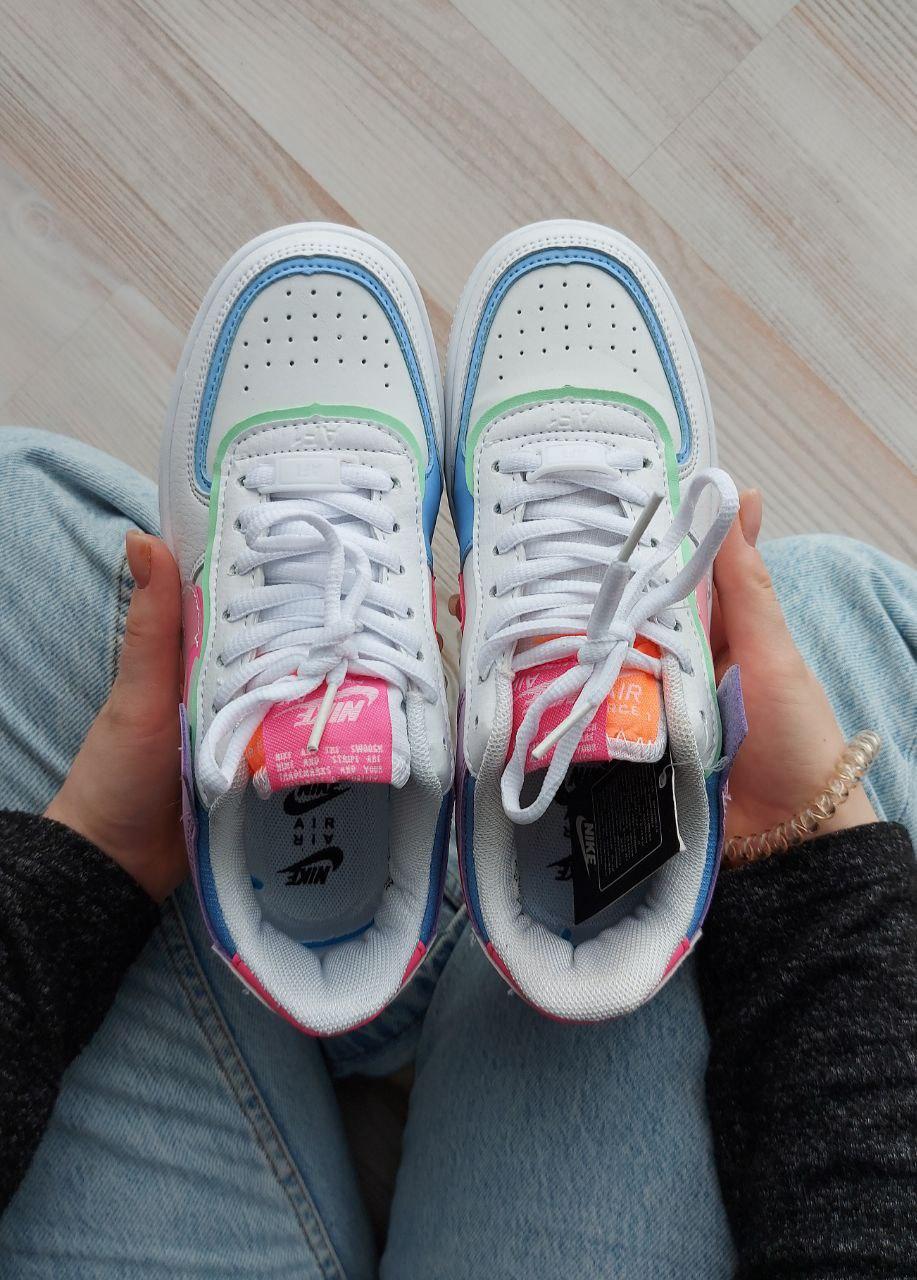 Nike Air Force 1 SHADOW Pink White 1