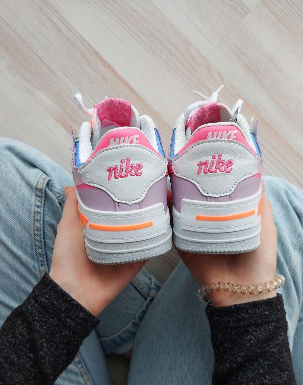 Nike Air Force 1 SHADOW Pink White 1