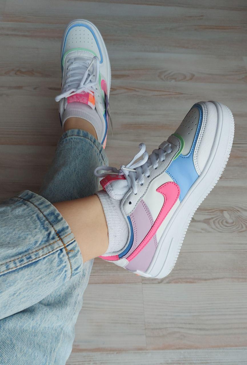 Nike Air Force 1 SHADOW Pink White 1