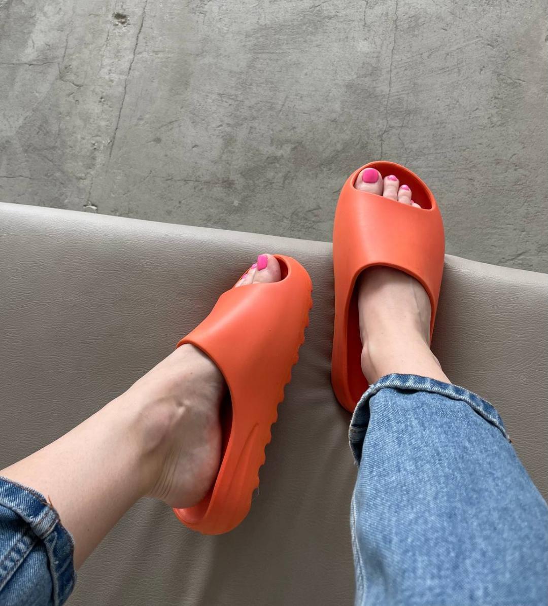 Adidas Yeezy Slide Orange 2