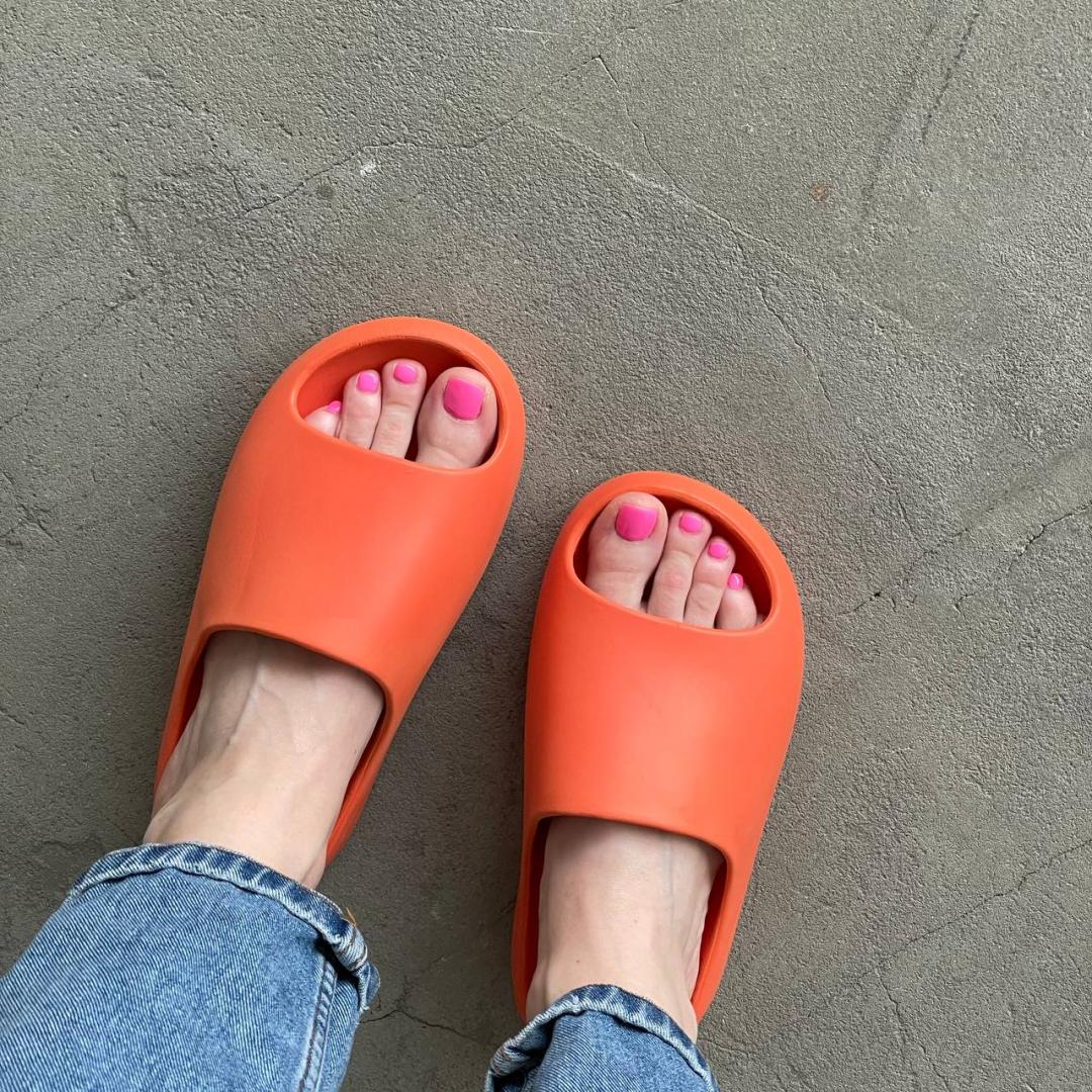 Adidas Yeezy Slide Orange 2