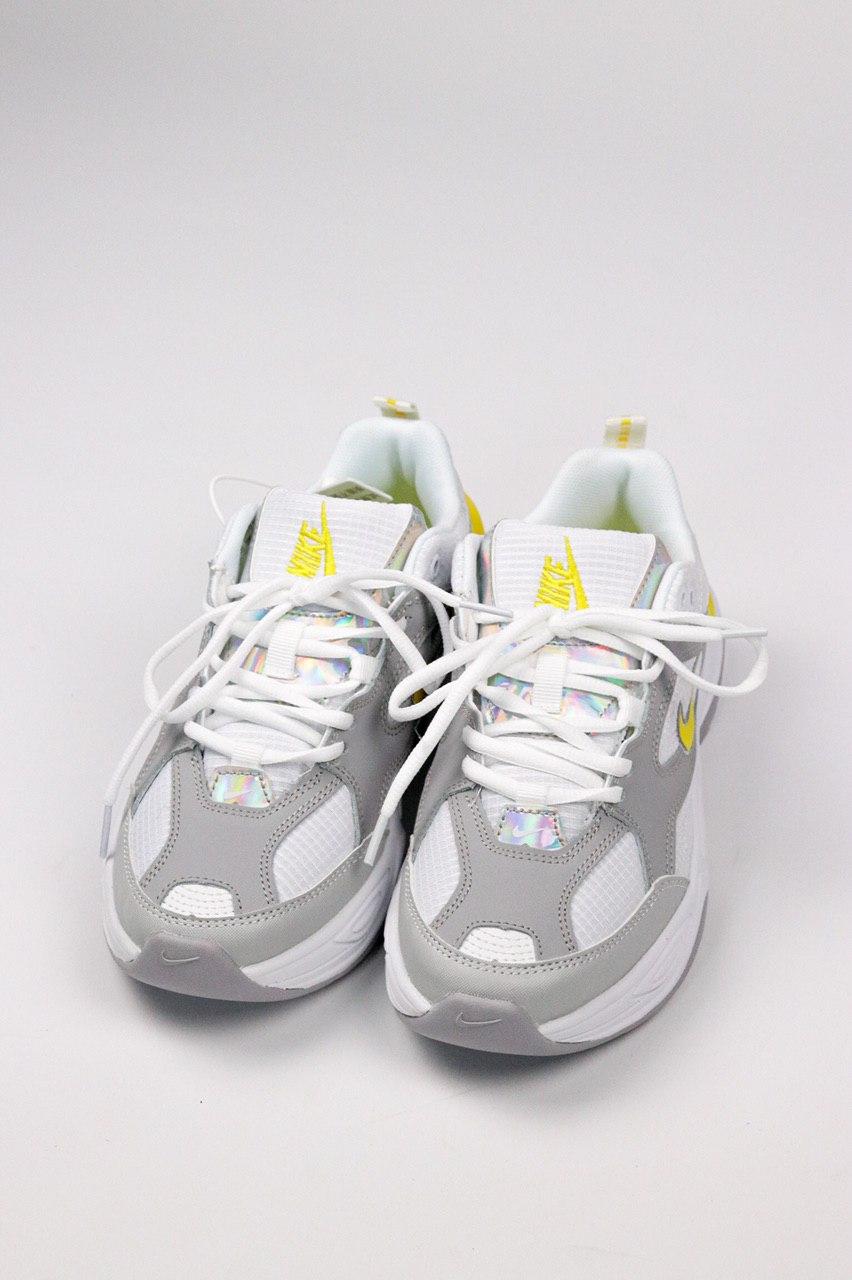 Nike M2k Tekno Grey Dynamic Yellow