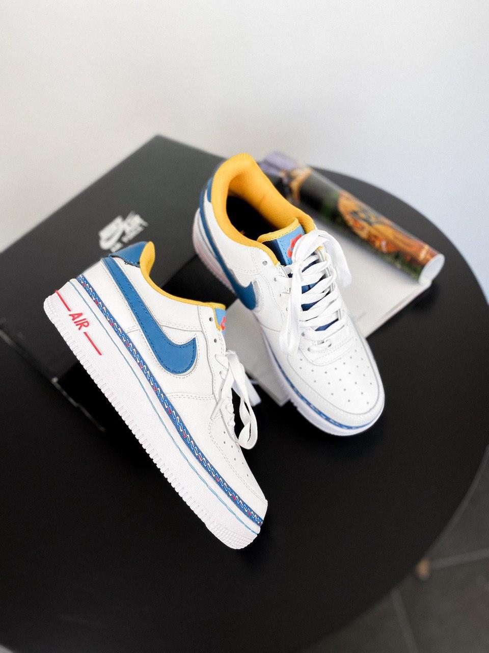 Nike Air Force 1 Swoosh Chain Pack White