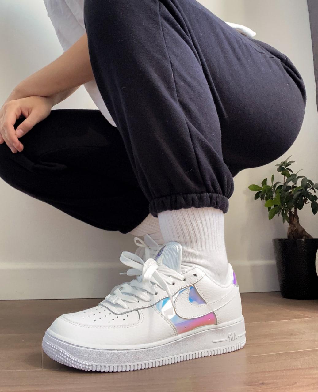 Nike Air Force 1 Low White Silver