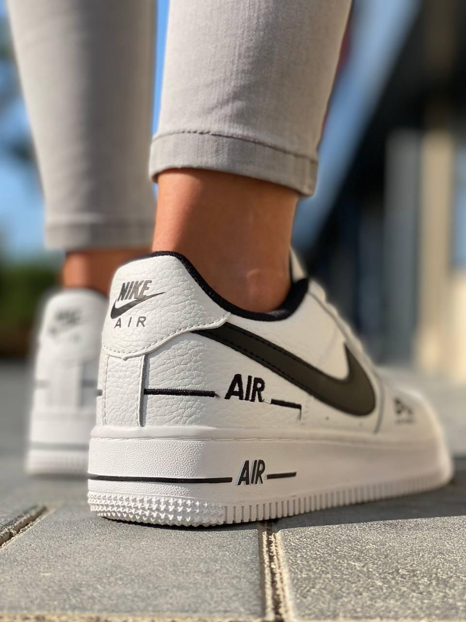 Nike Air Force 1 White Black 5