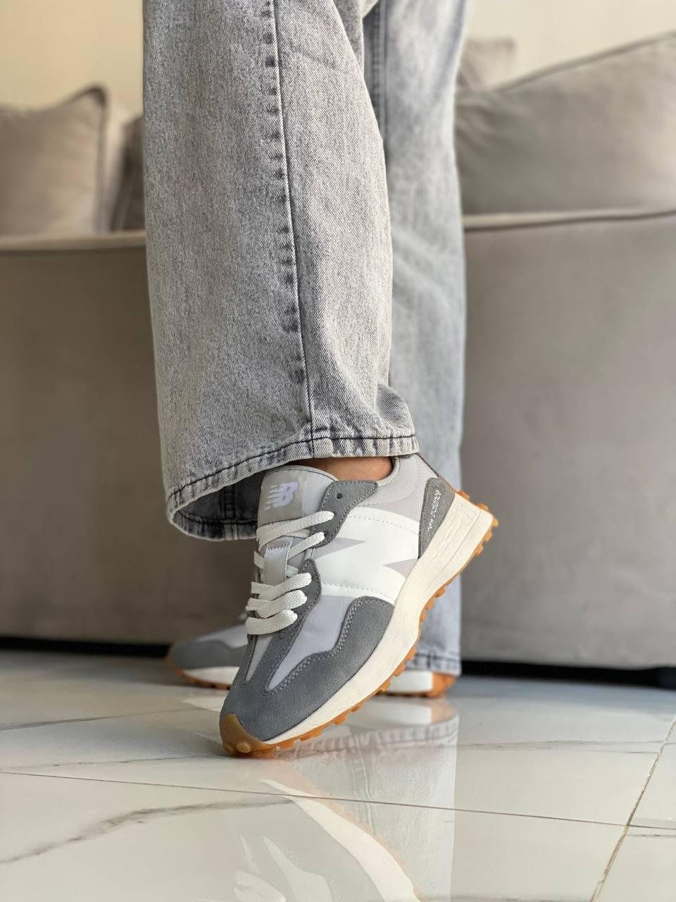 New Balance 327 Grey White 3