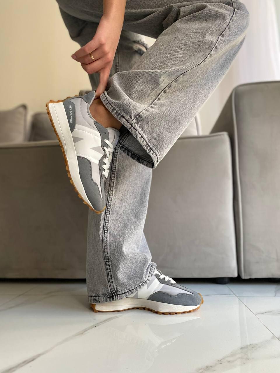 New Balance 327 Grey White 3