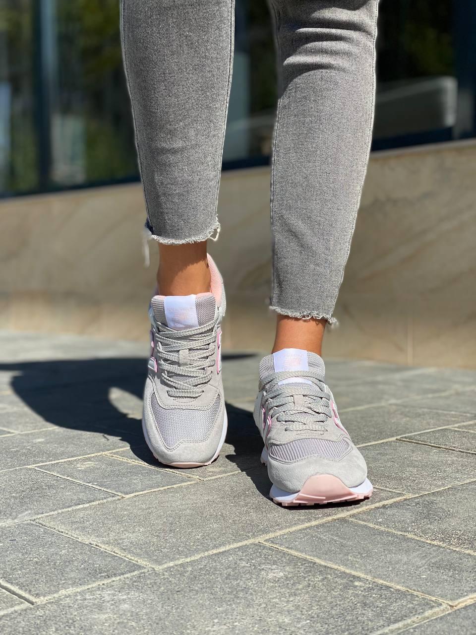 New Balance 574 Grey Pink 2