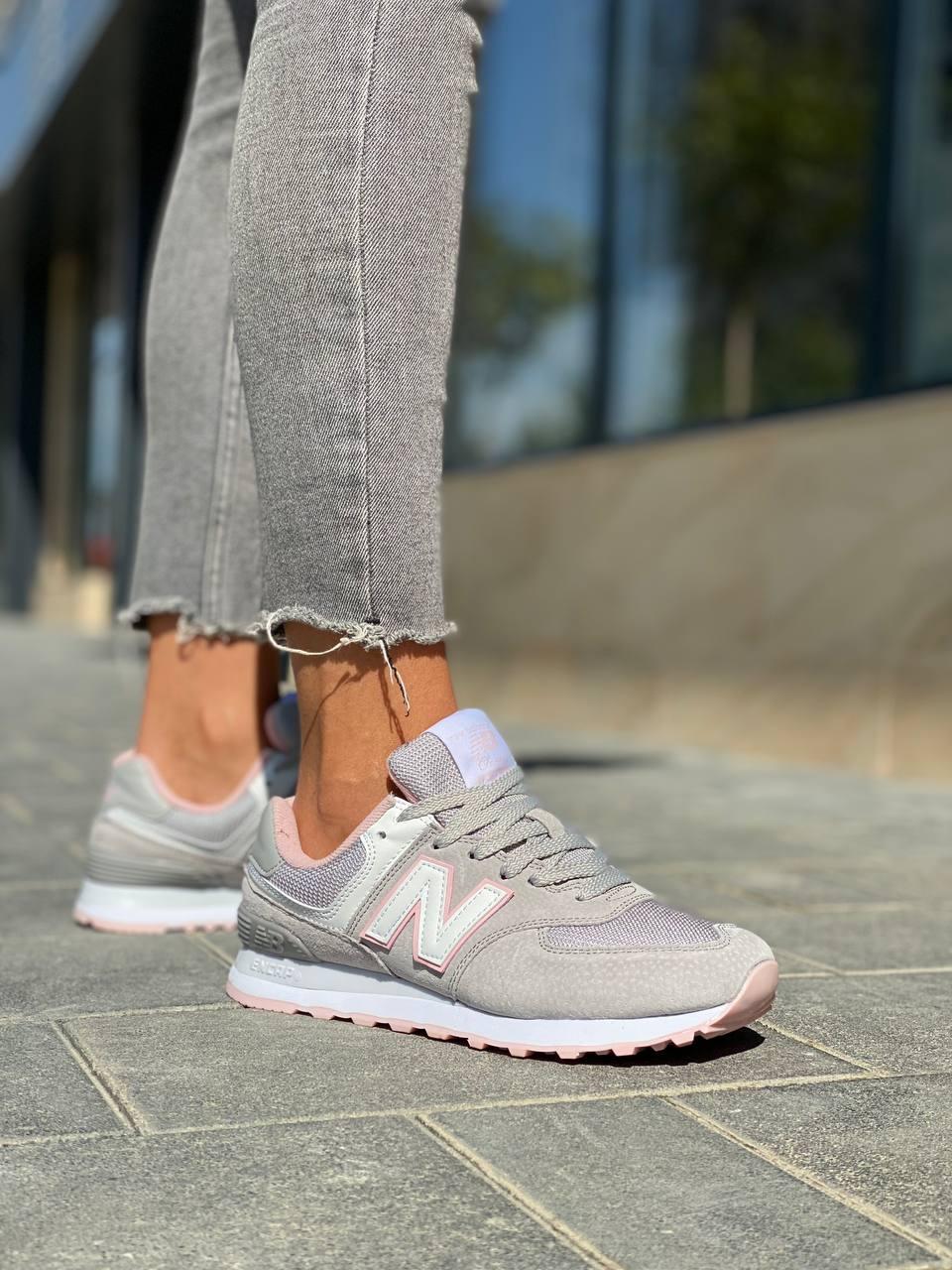 New Balance 574 Grey Pink 2
