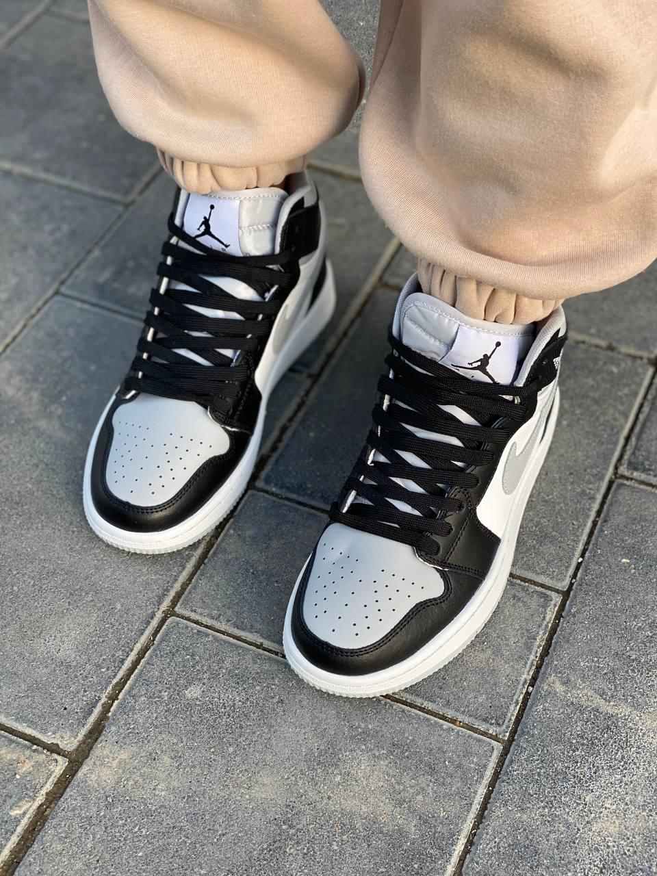 Nike Air Jordan 1 Retro High Black White Grey