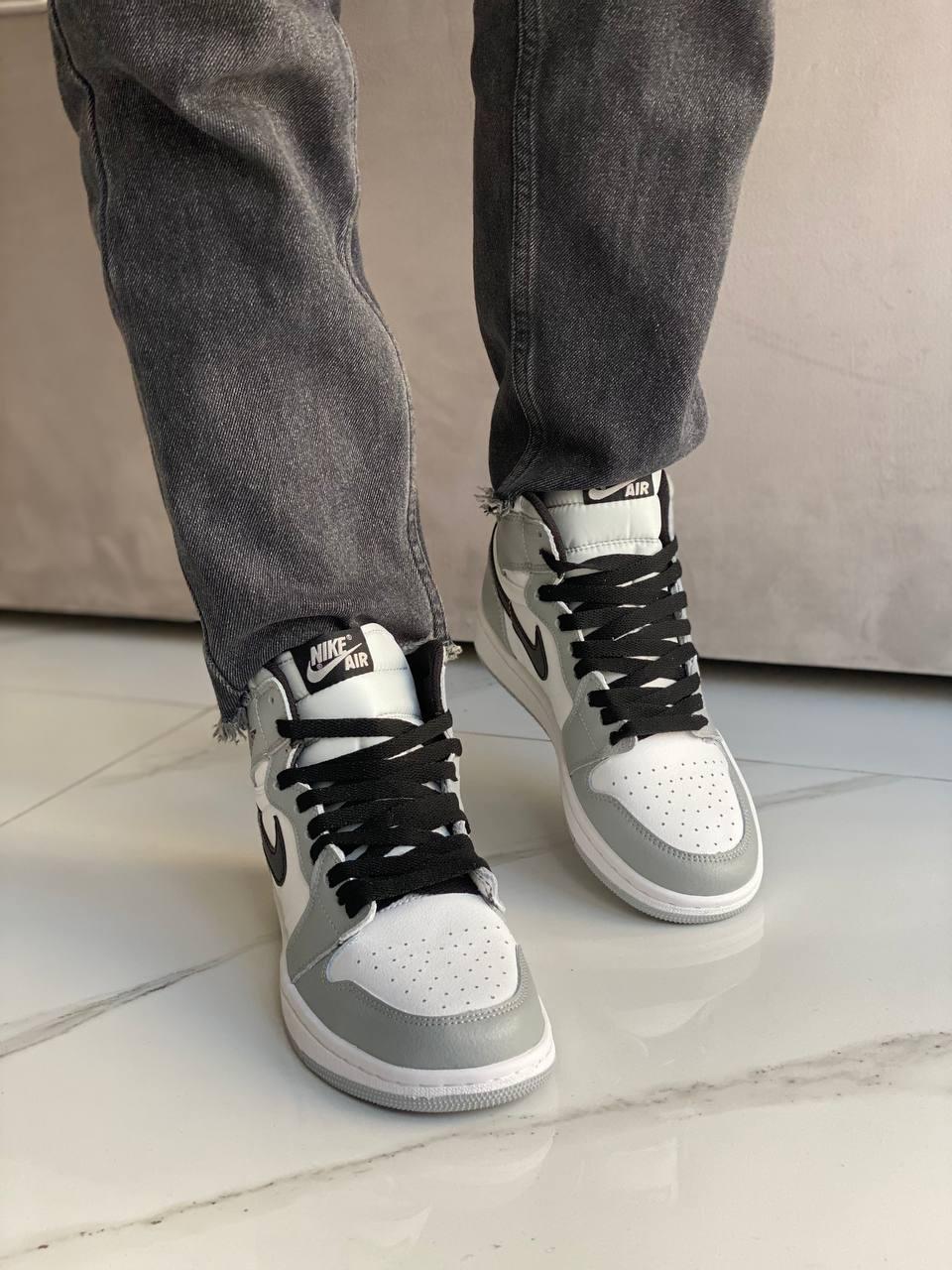 Nike Air Jordan 1 Retro High Grey White Black