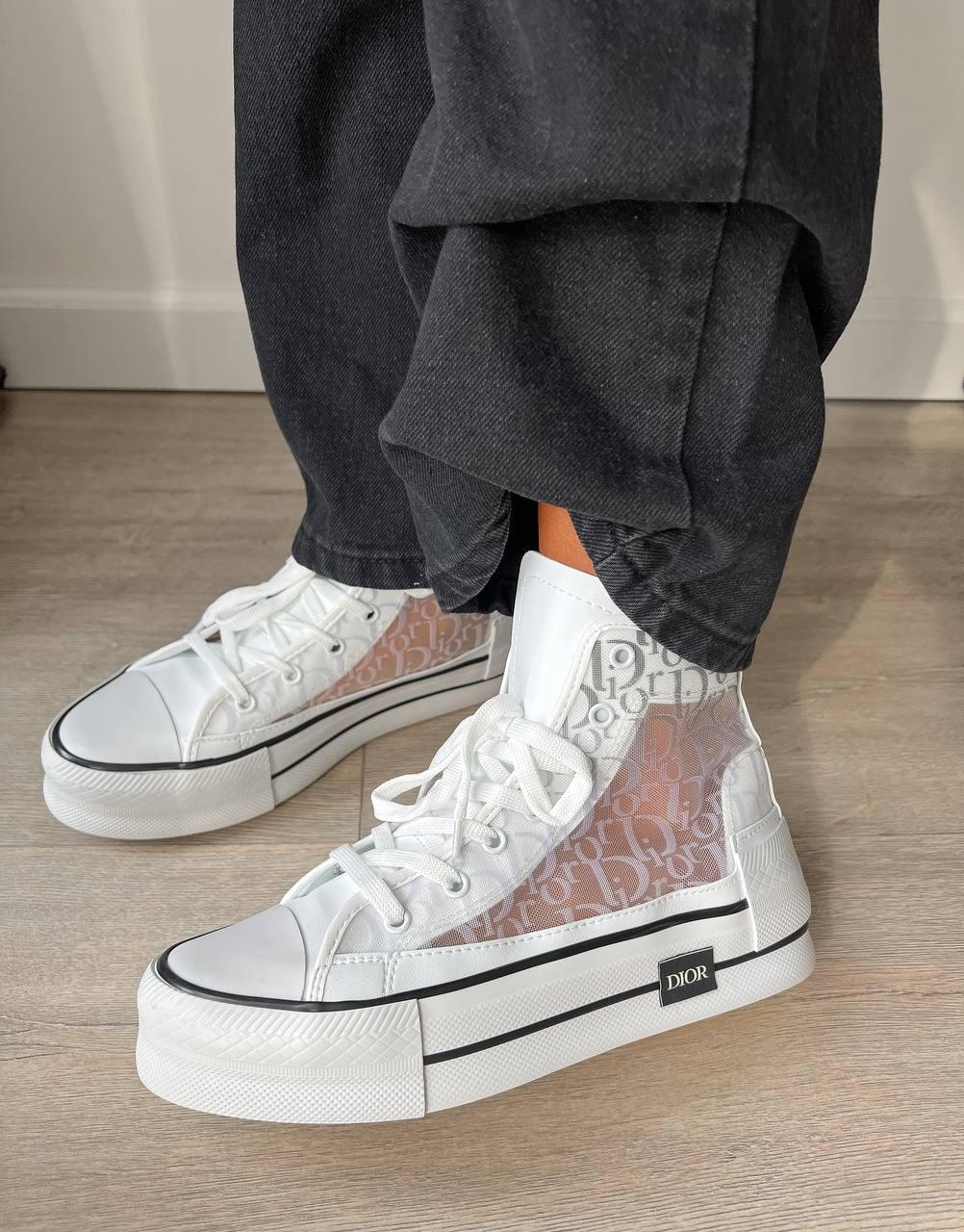 Converse x Dior Logo White