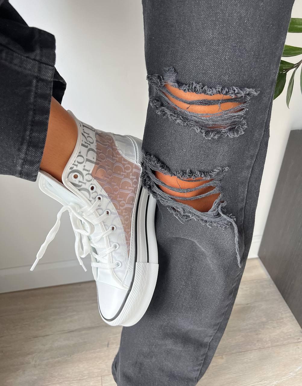 Converse x Dior Logo White