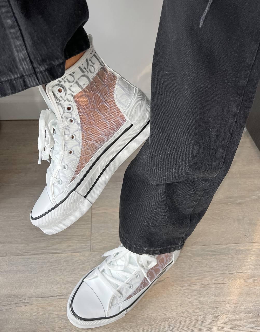 Converse x Dior Logo White