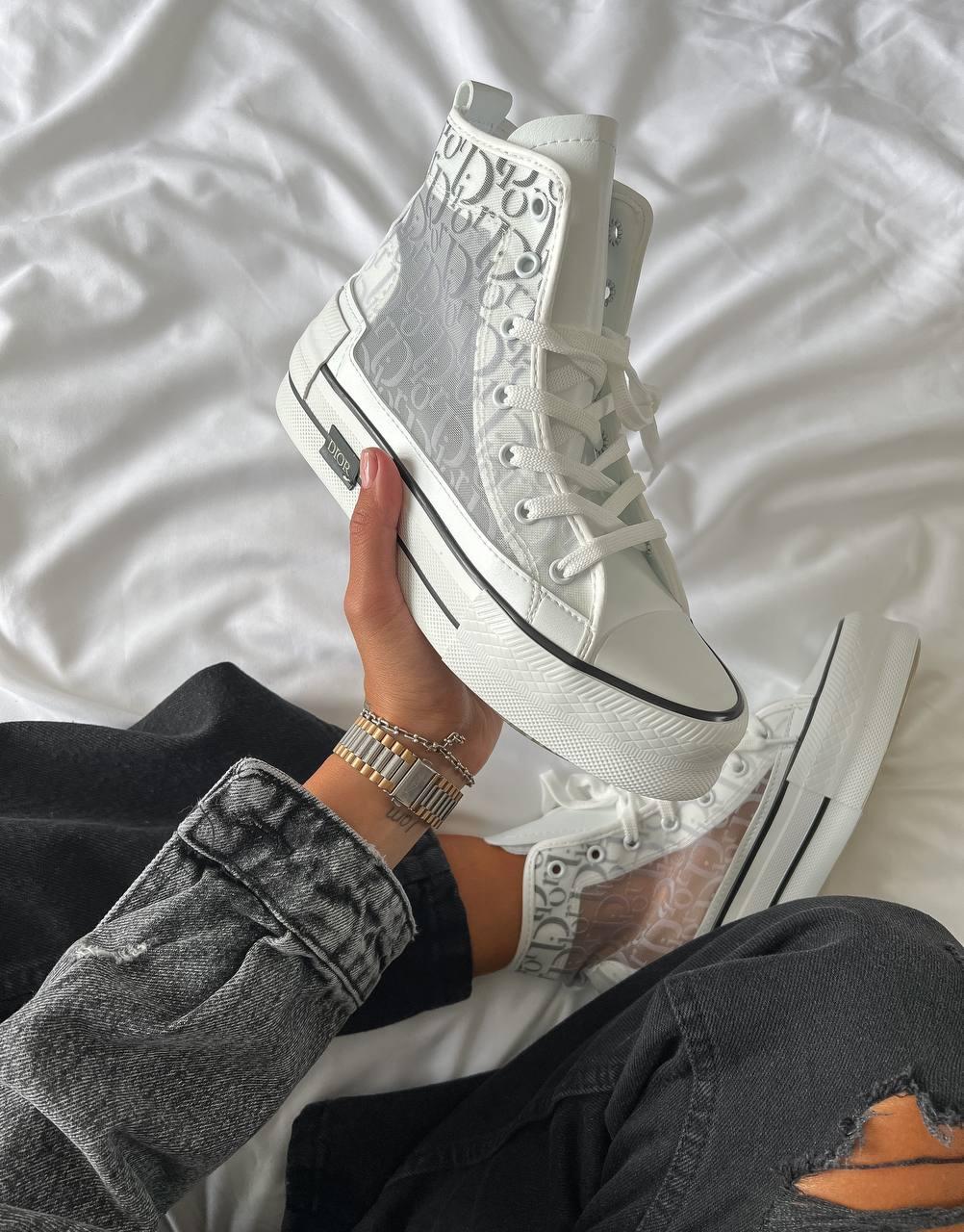 Converse x Dior Logo White