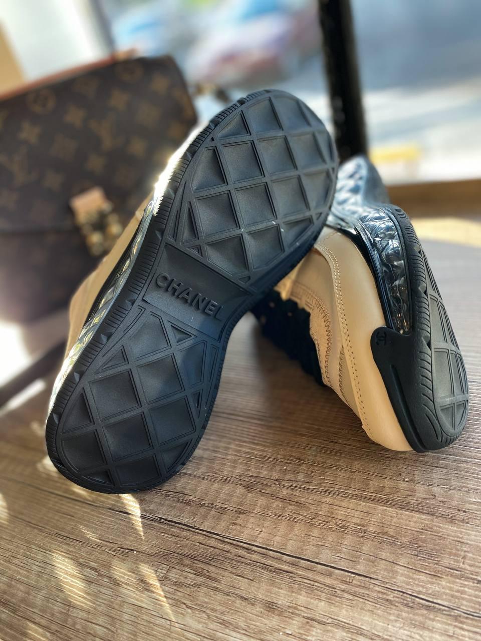 Chanel Beige Black