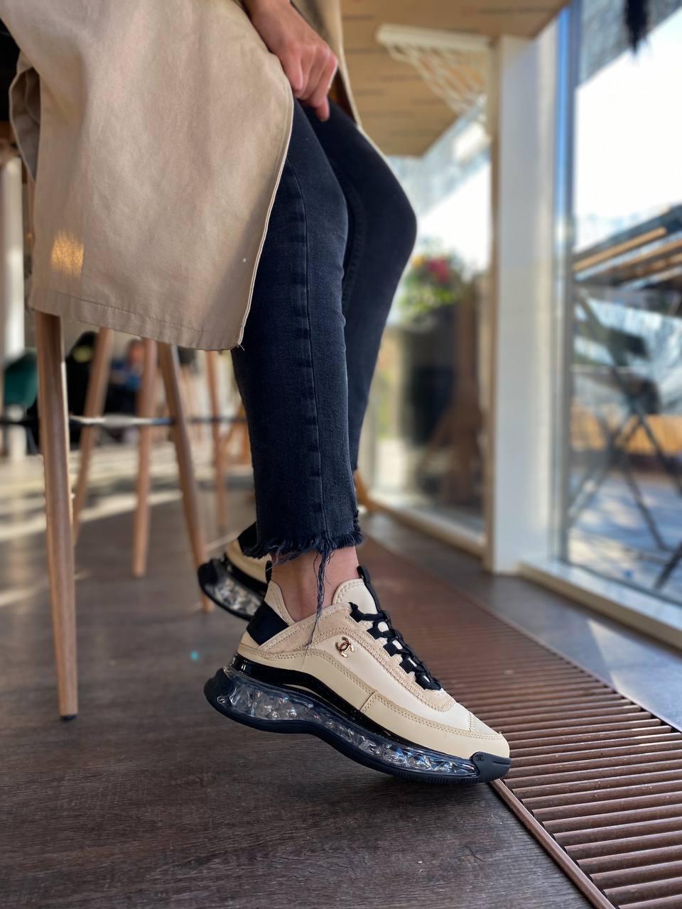 Chanel Beige Black