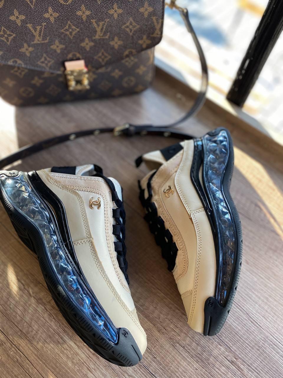 Chanel Beige Black