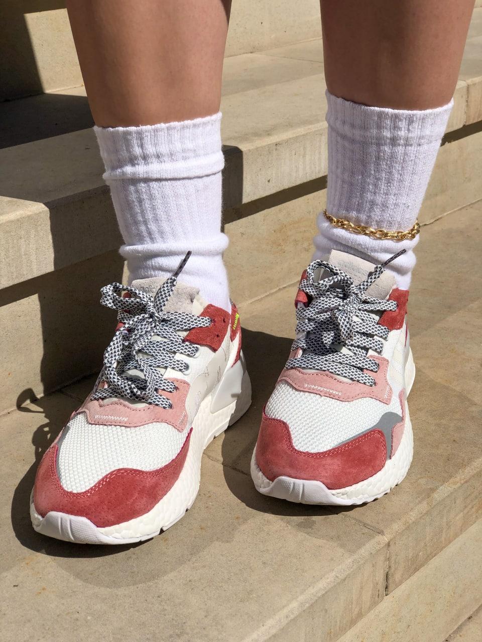 Adidas Nite Jogger White Burgundy