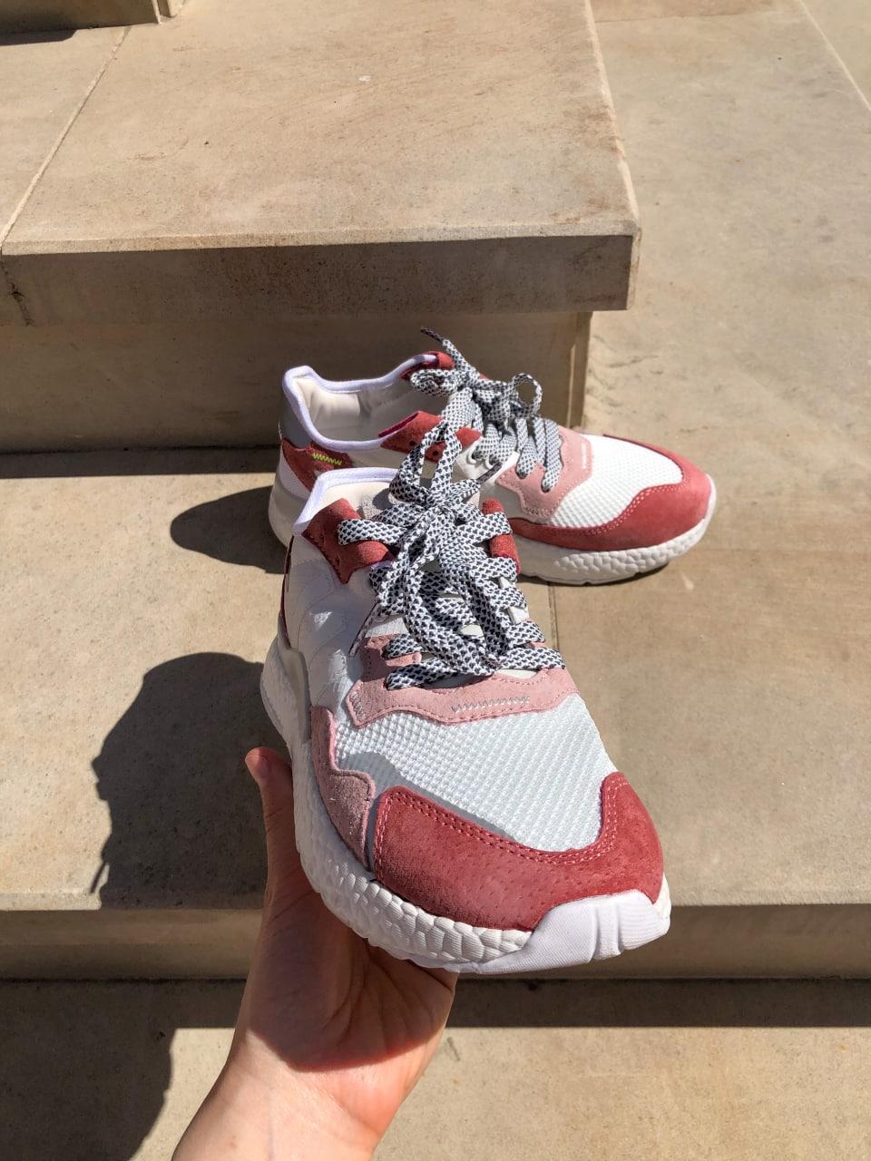 Adidas Nite Jogger White Burgundy