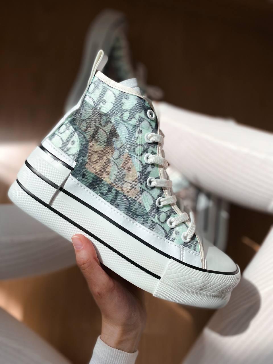 Converse x Dior Green White