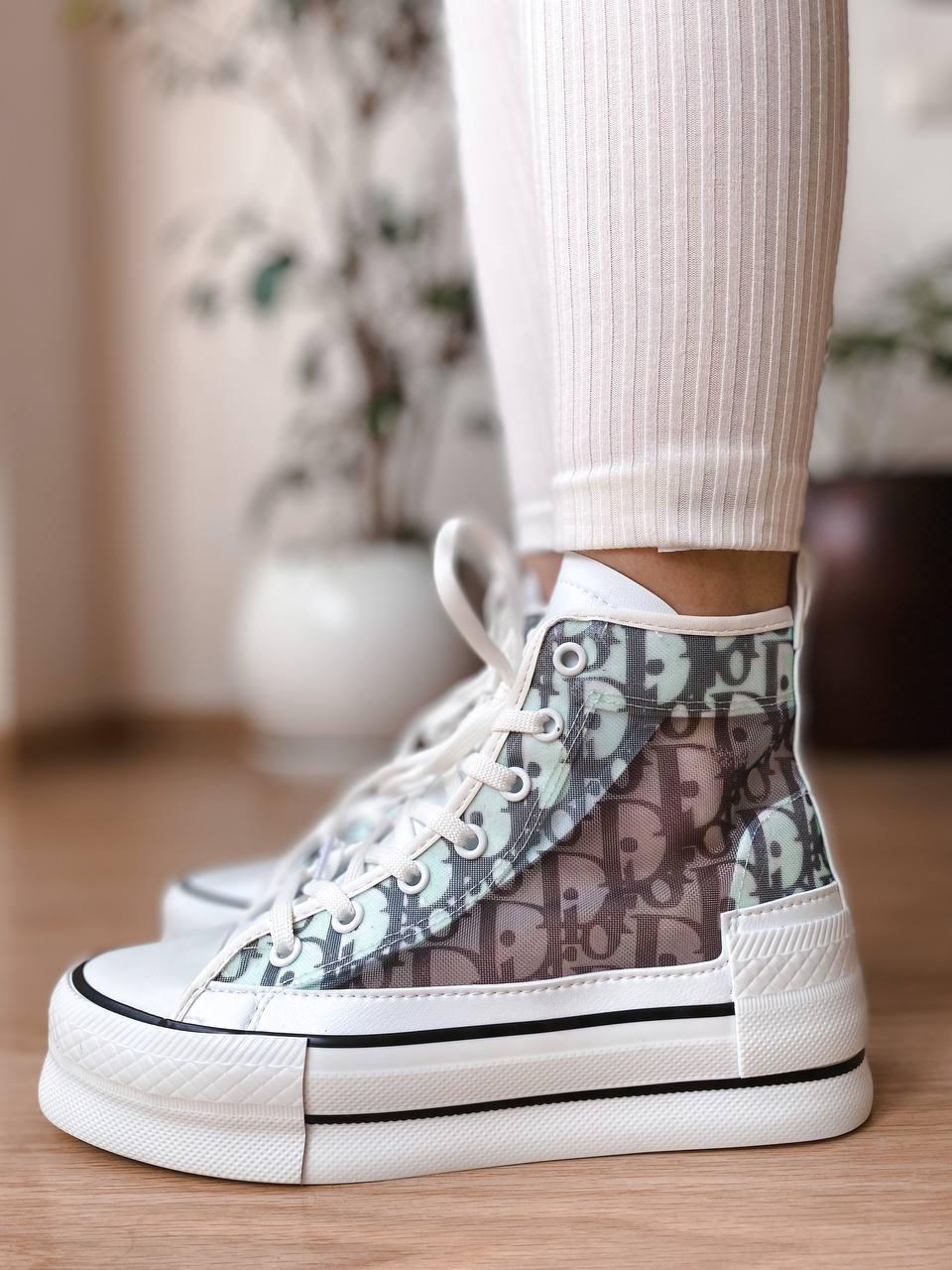 Converse x Dior Green White