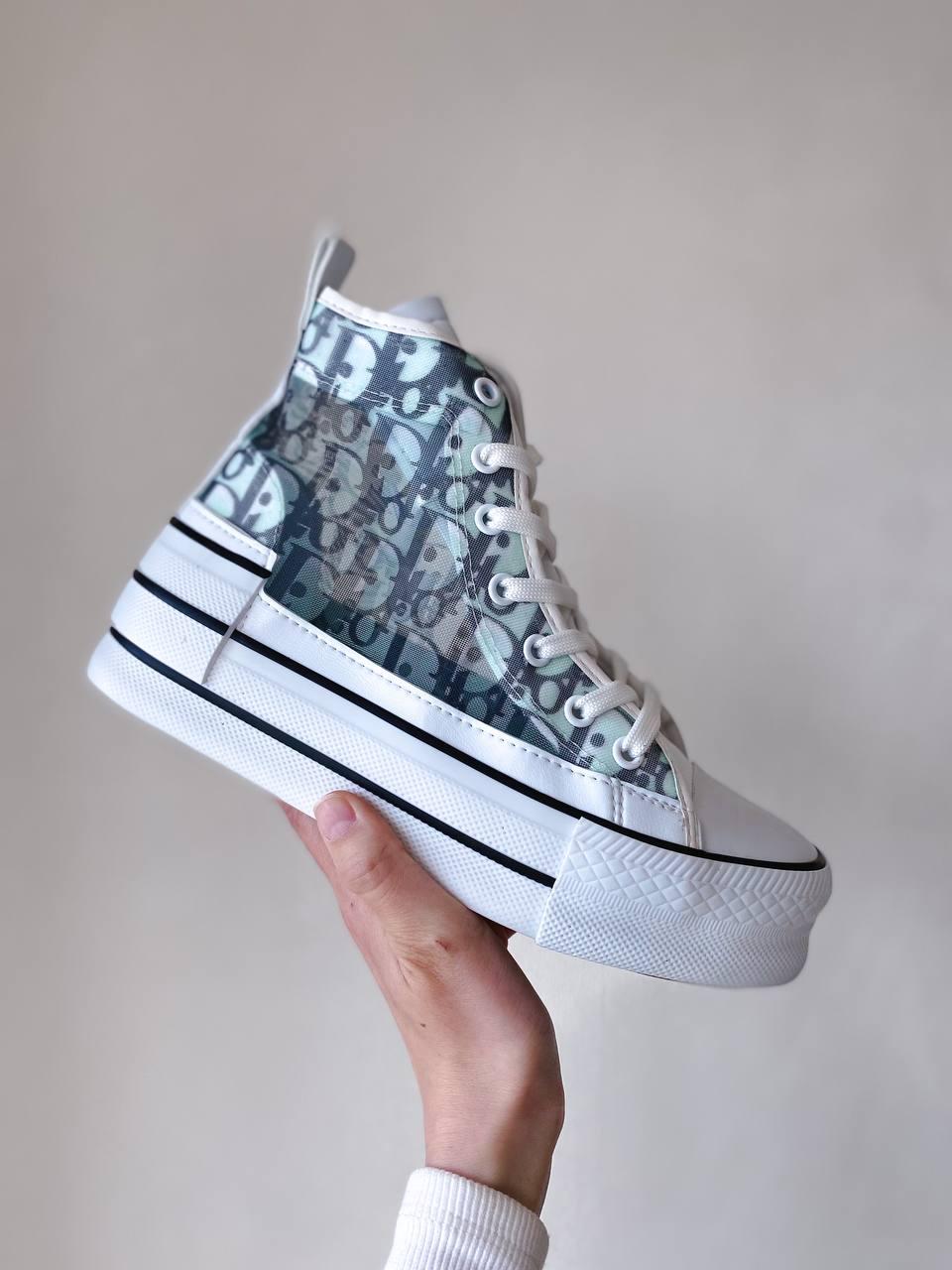 Converse x Dior Green White