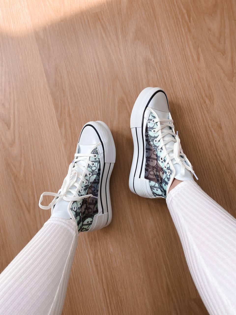 Converse x Dior Green White