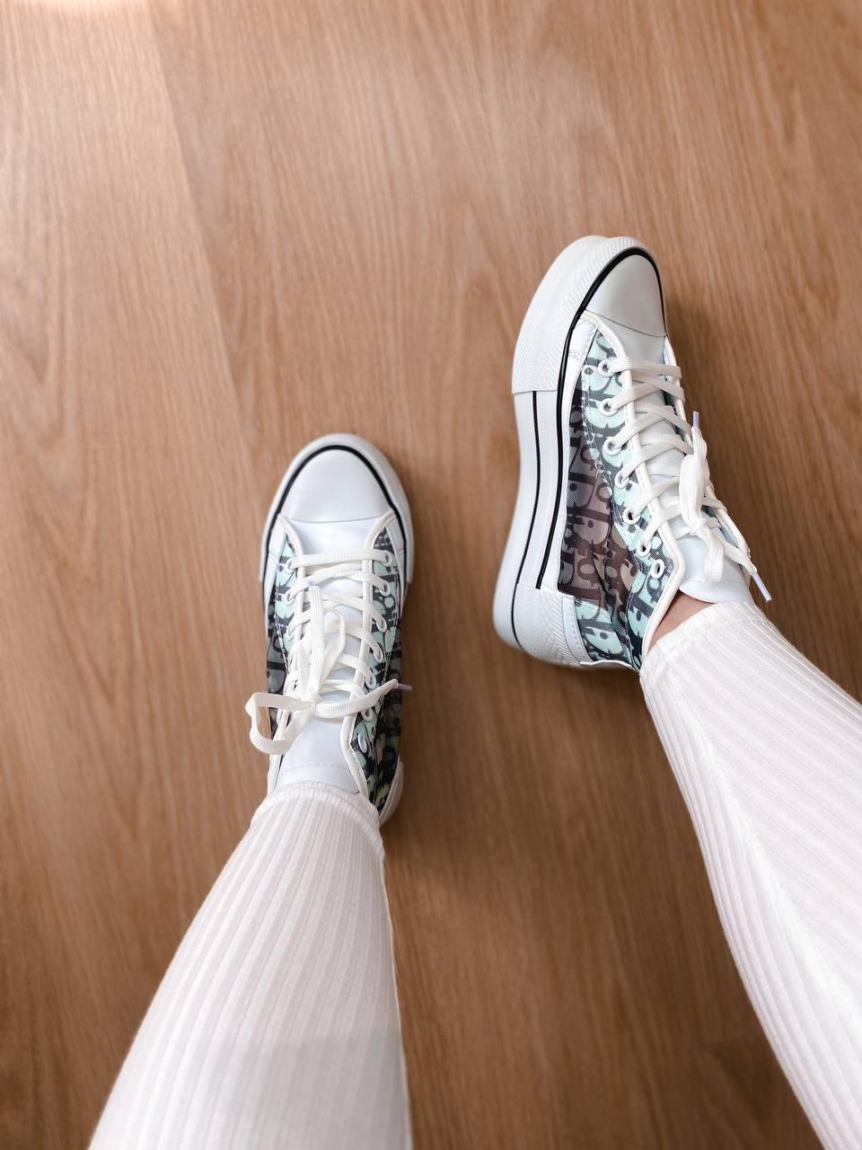Converse x Dior Green White