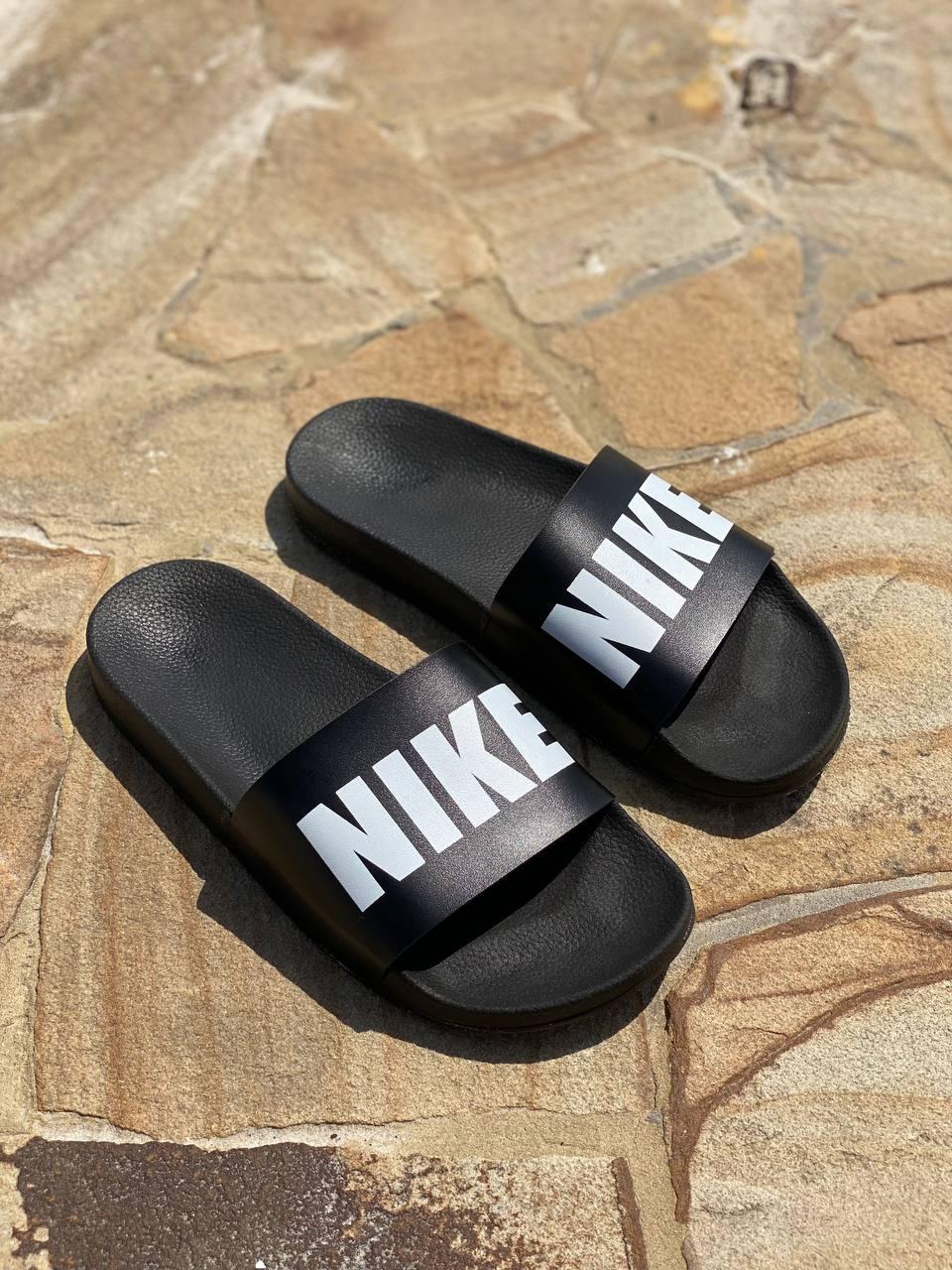 Nike Benassi Black White 3