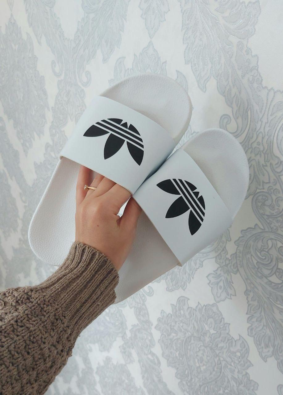Adidas White Black Logo