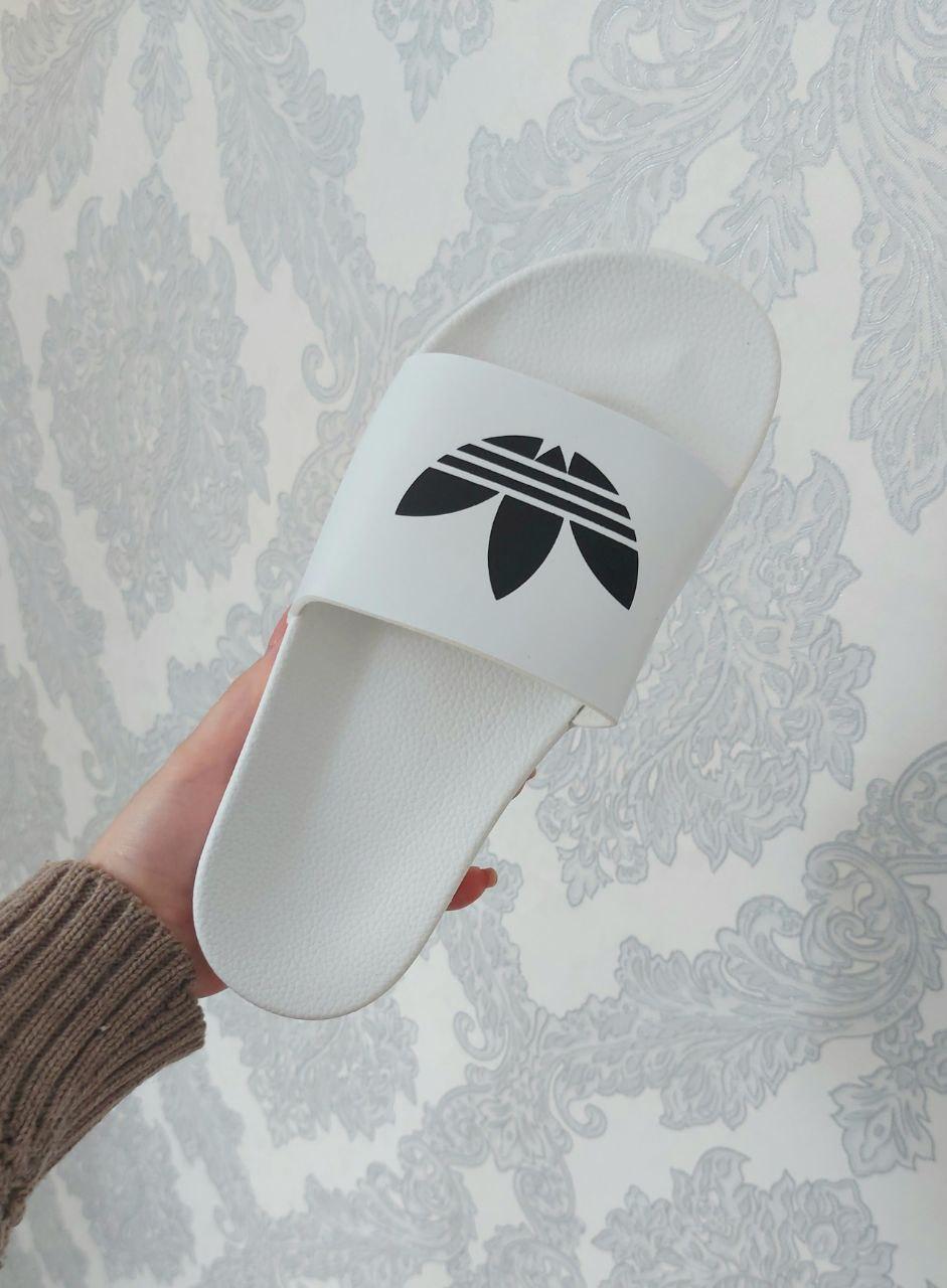 Adidas White Black Logo