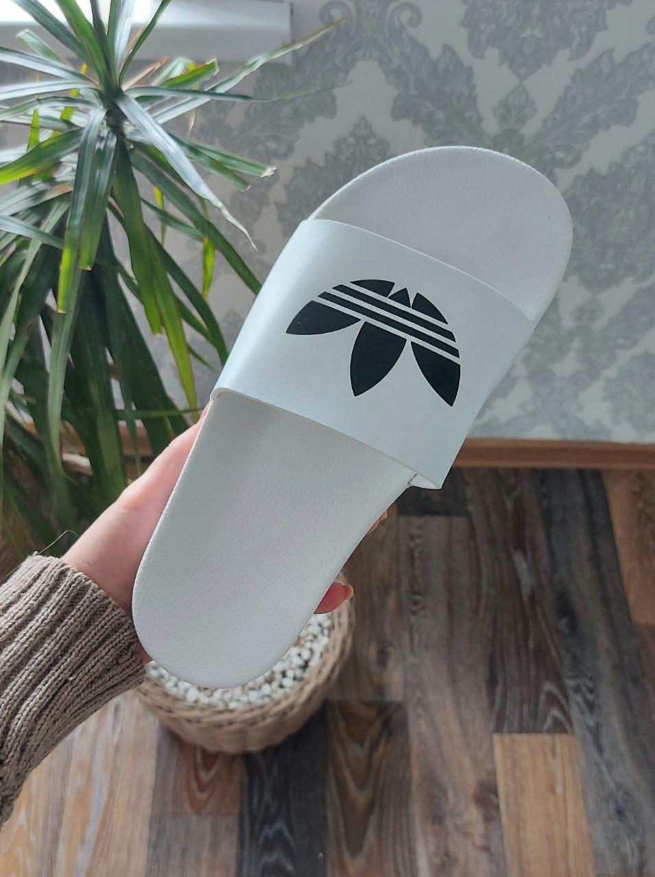 Adidas White Black Logo