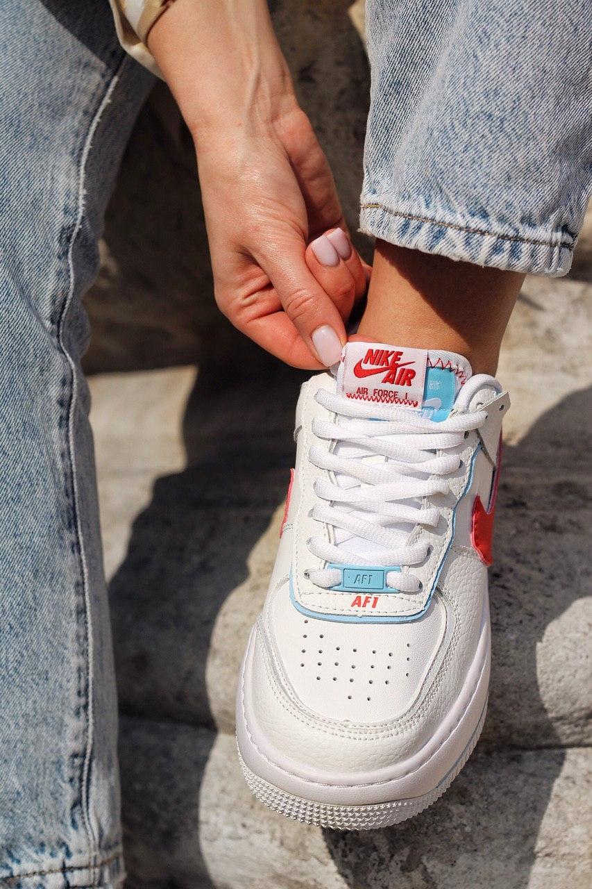 Nike Air Force 1 Shadow Blue Orange